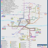 Harta actualizată  a rețelei Transurban Satu Mare